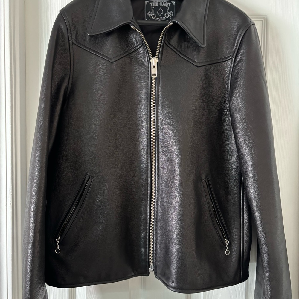 The Cast Black Leather Jacket